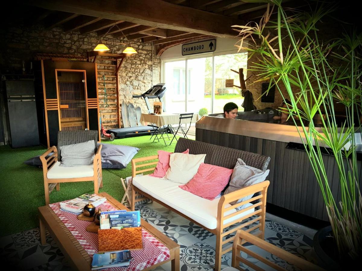 Le Grand Cedre Spa Et Sauna Interieur Piscine Marolles  Dış mekan fotoğraf